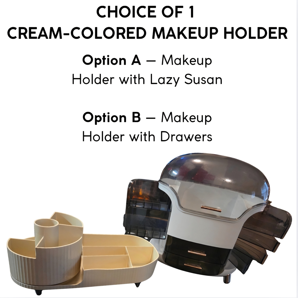 Choice Of 1 Cream Full Size Makeup Holder